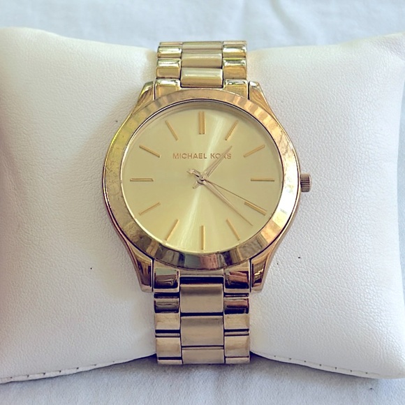 Working! Ladies Michael Kors Slim Runway Minimalist Watch Style #3179 main image 4
